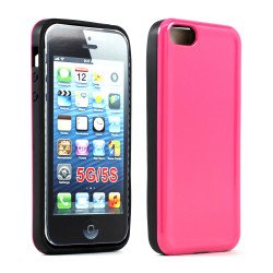 Apple iPhone 5/5S Slim Air Jacket Case (Hot Pink)